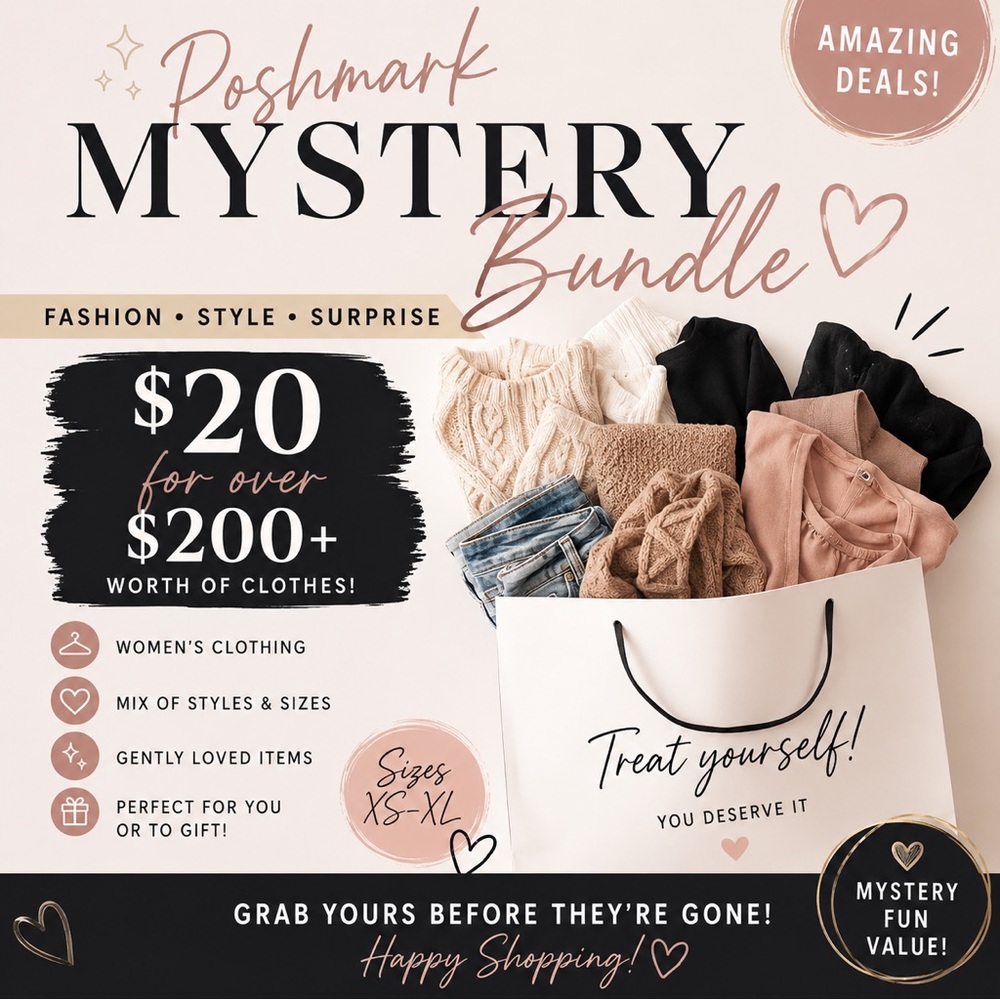 Poshmark Mystery Bundle - Neutral & Black Women's Clothing